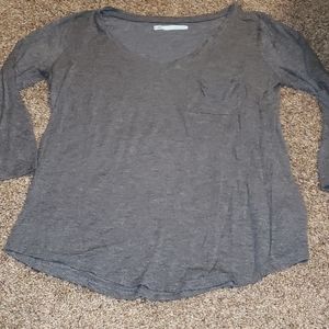 Half Sleeve Grey Shirt